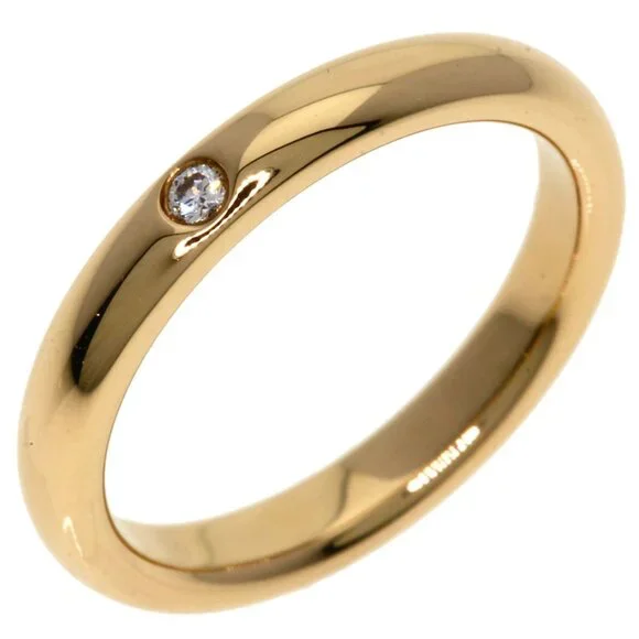 TIFFANY & CO. 18k Rose Gold Diamond Ring - Picture 2 of 9